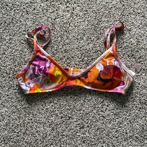 Colorful aerie swim top